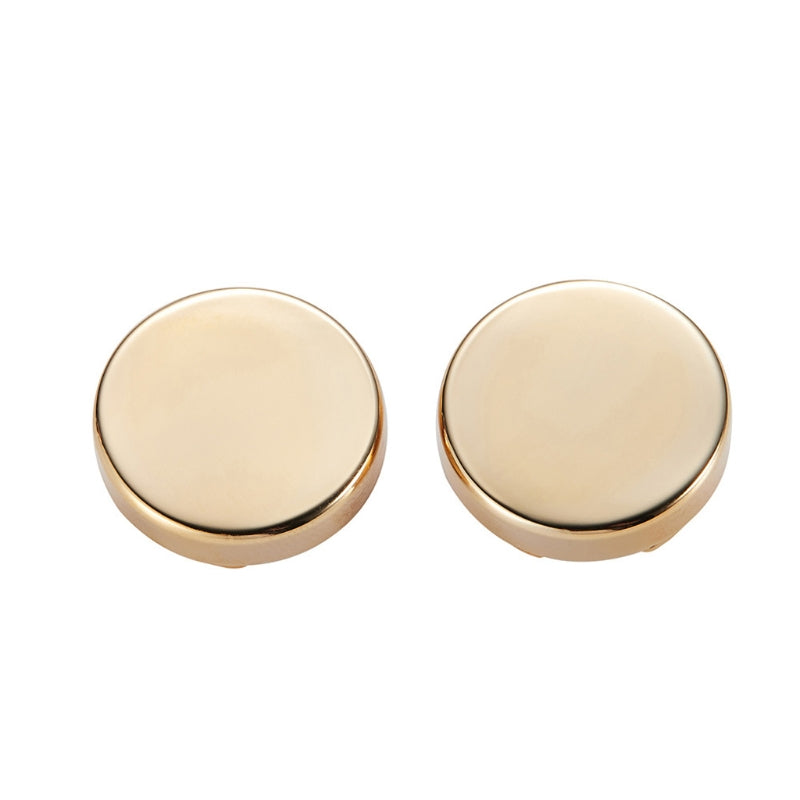 1 Pair Brass Round Cuff Button Cover Cuff Links