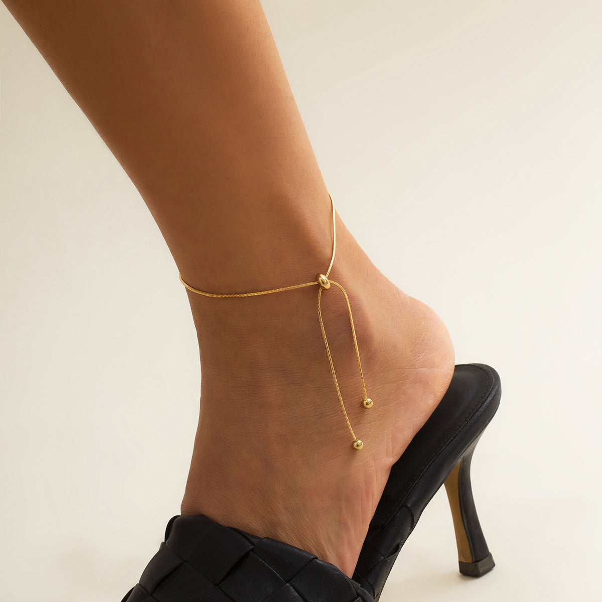 Adjustable Chain Anklet Bracelet for Women