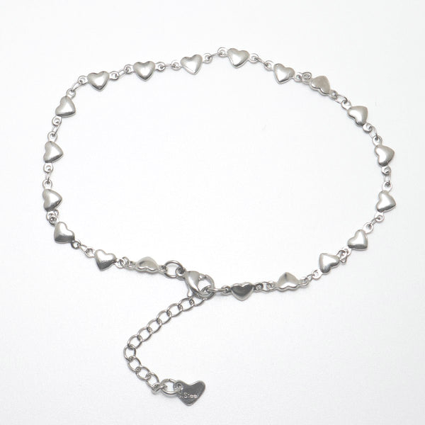 Tobillera de acero inoxidable 304 para mujer