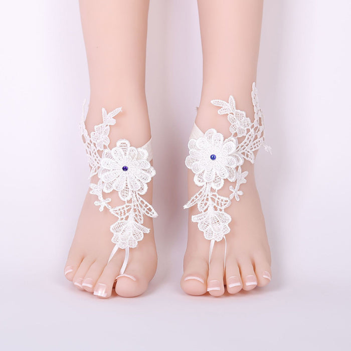 1 Pair Women Bridal Beach Foot Chain Wedding Anklets