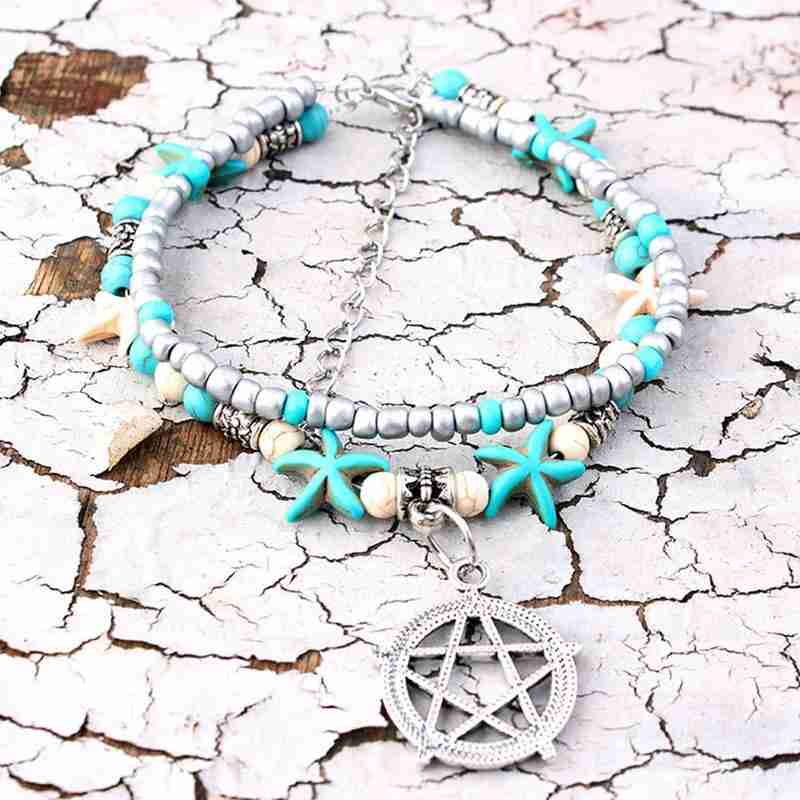 Bohemian Shell Anklet Beads Starfish Anklets For Women