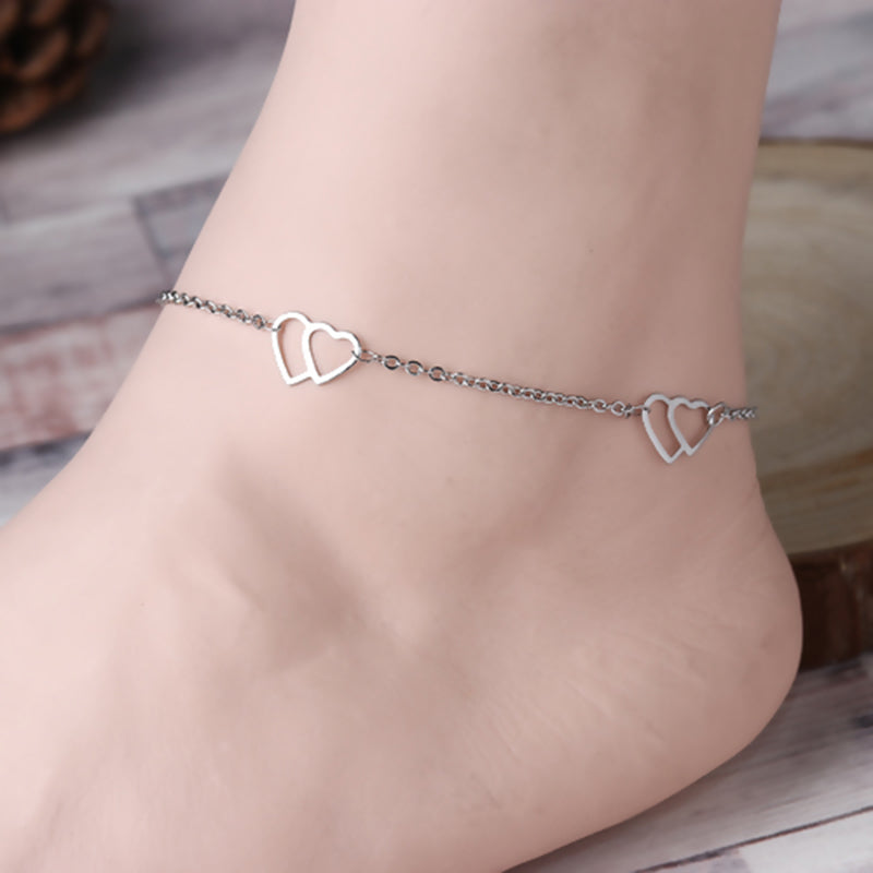 304 Stainless Steel Anklet Foot Chain Jewelry For Women
