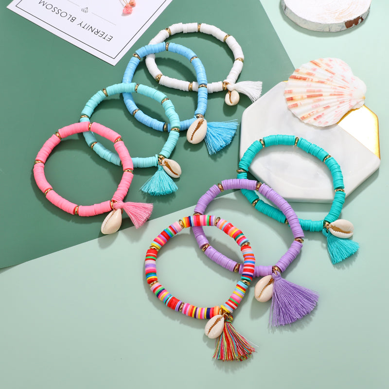 Multicolor Tassel Anklet Bohemian Jewelry For Women