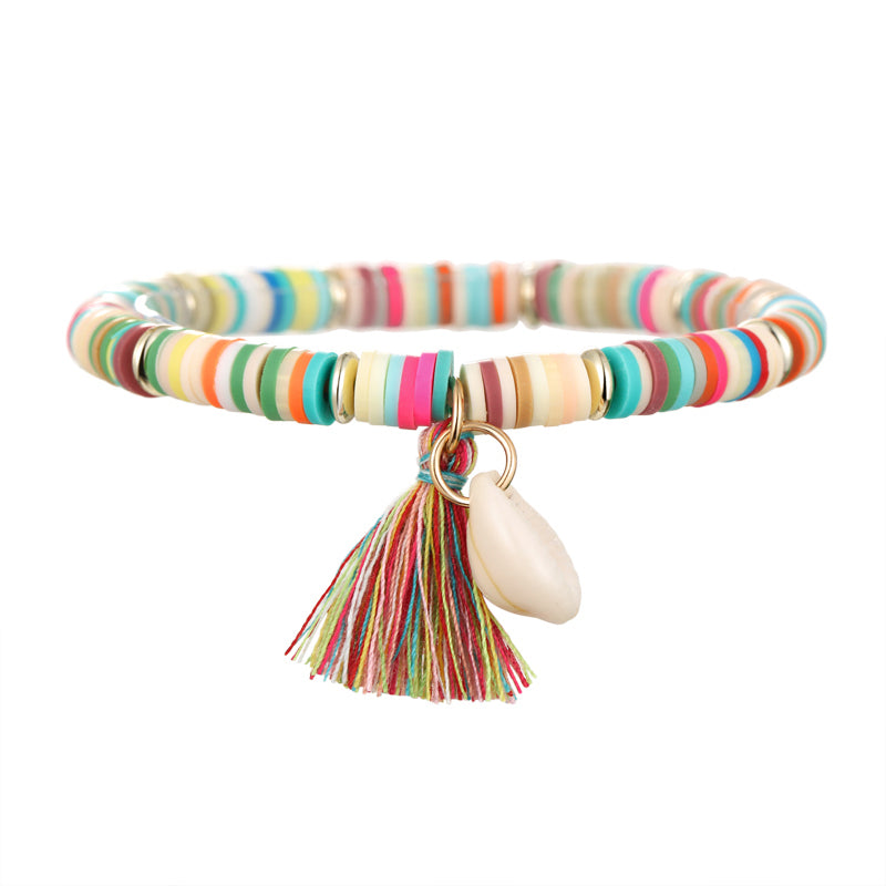 Multicolor Tassel Anklet Bohemian Jewelry For Women