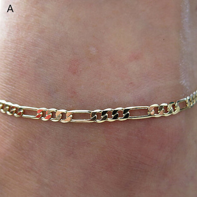 New Metal Fish Scale Bohemian Anklets Foot Jewelry