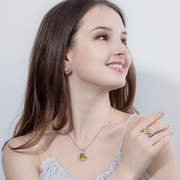 Fashion Necklace Earrings  Classic Ladies Costume Party Jewelry Sets