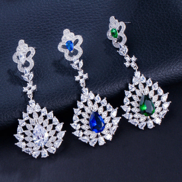 Elegant Women Prom Party Long Drop Earrings For Gift