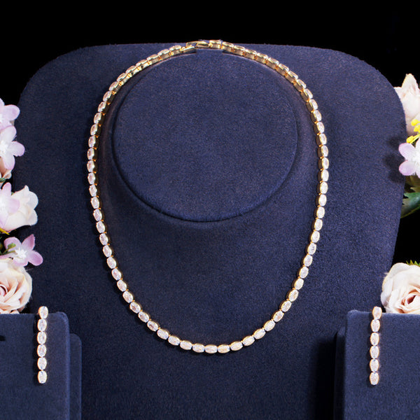 Conjuntos de joyería nupcial: collar, gargantilla y pendientes para fiesta de disfraces