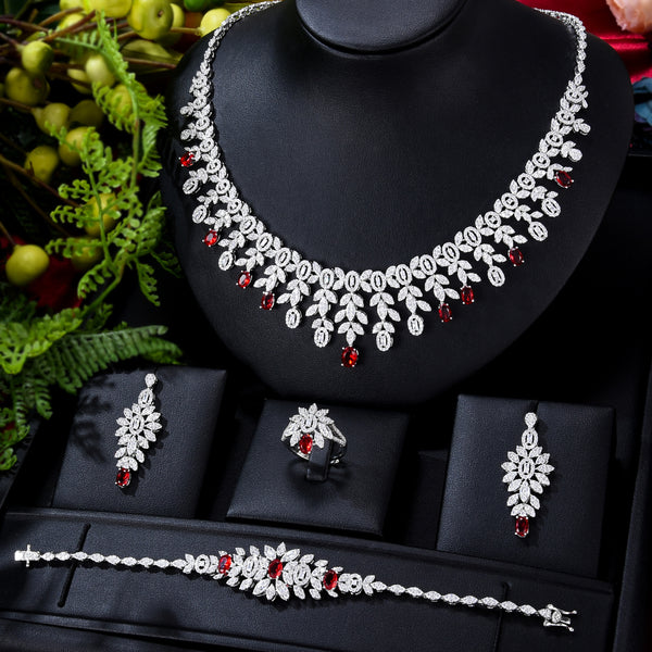 Trendy Double Layer UAE Jewelry Sets For Women