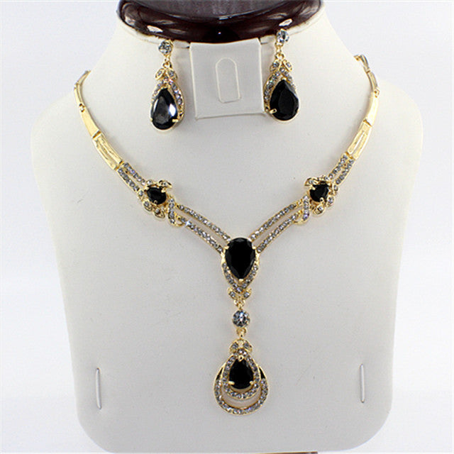 Party gold-color Jewelry African Beads Costume Jewelry Sets