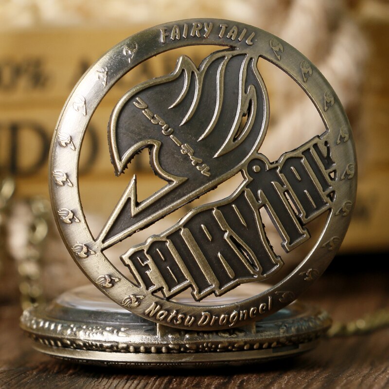 Japan Cartoon Anime Fairy Tail  Design Modern Pocket Watch