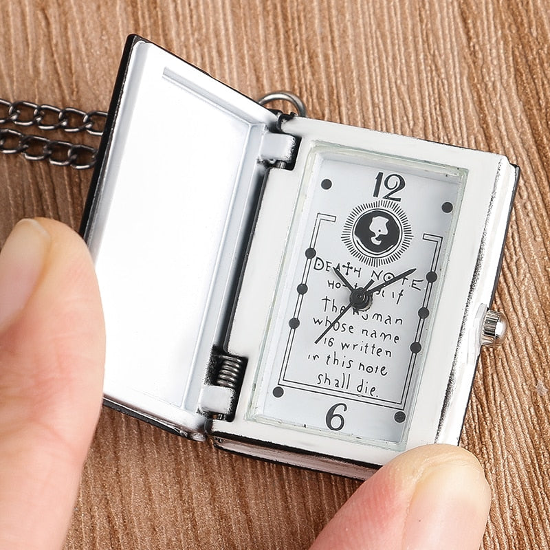 Steampunk Cool Death Note Quartz Pocket Watch