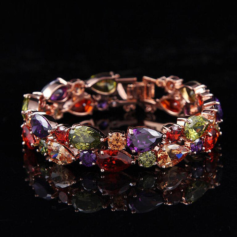 Mona Lisa Multicolor Cubic Zircon Bracelets