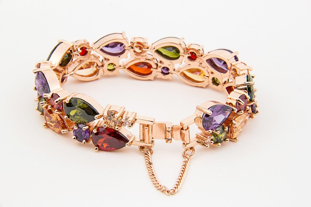 Mona Lisa Multicolor Cubic Zircon Bracelets