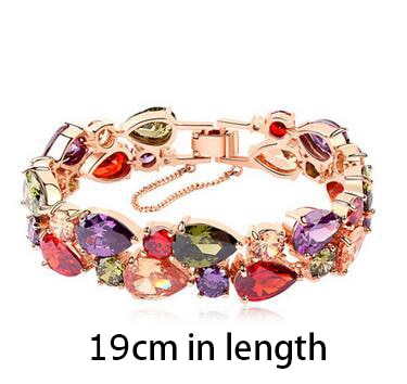 Mona Lisa Multicolor Cubic Zircon Bracelets