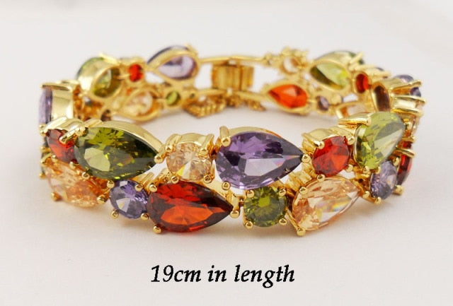 Mona Lisa Multicolor Cubic Zircon Bracelets