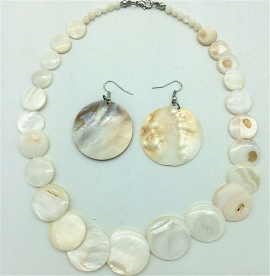 new design mermaid maxi  cheap shell necklace set