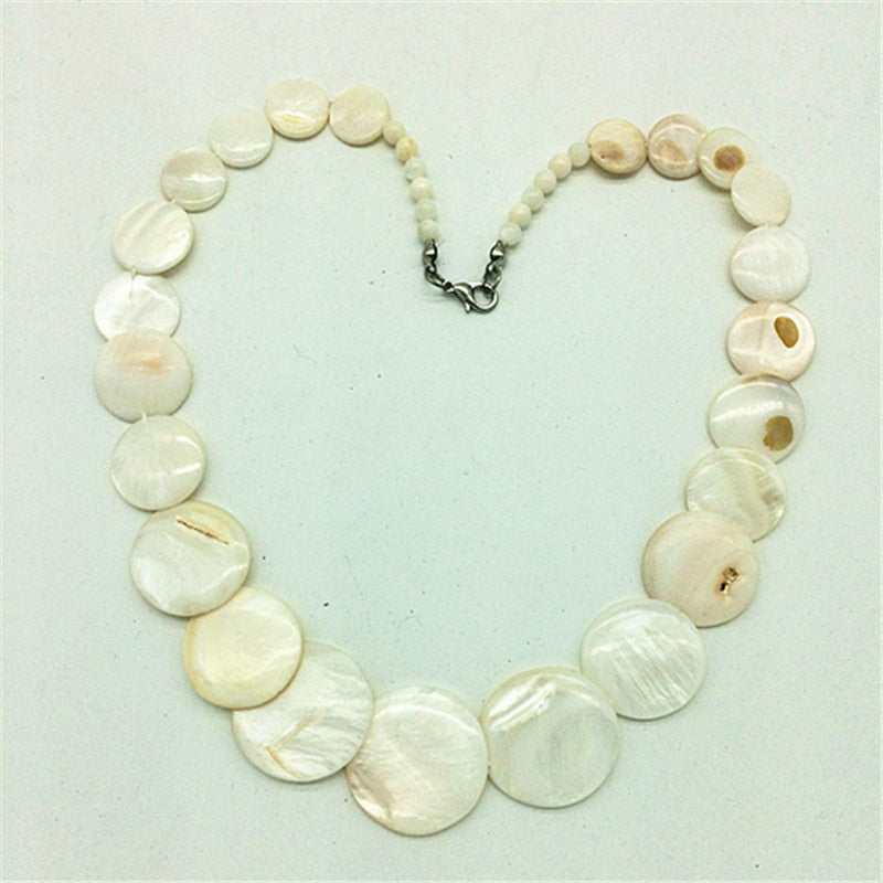 new design mermaid maxi  cheap shell necklace set