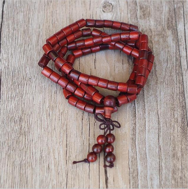 108 Wooden Beads Tibetan Buddhism Chakra Bracelet