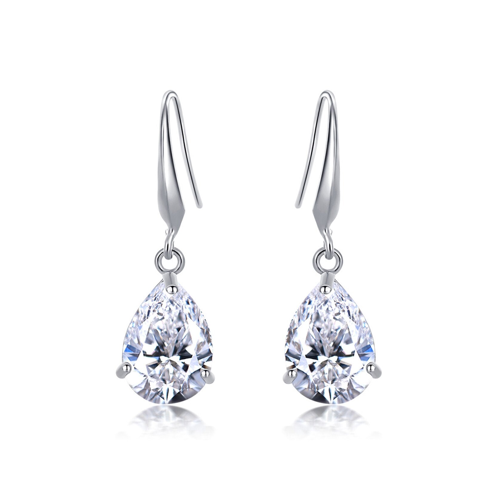 Trendy Cubic zirconia Cubic zirconia Waterdrop Jewelry Set