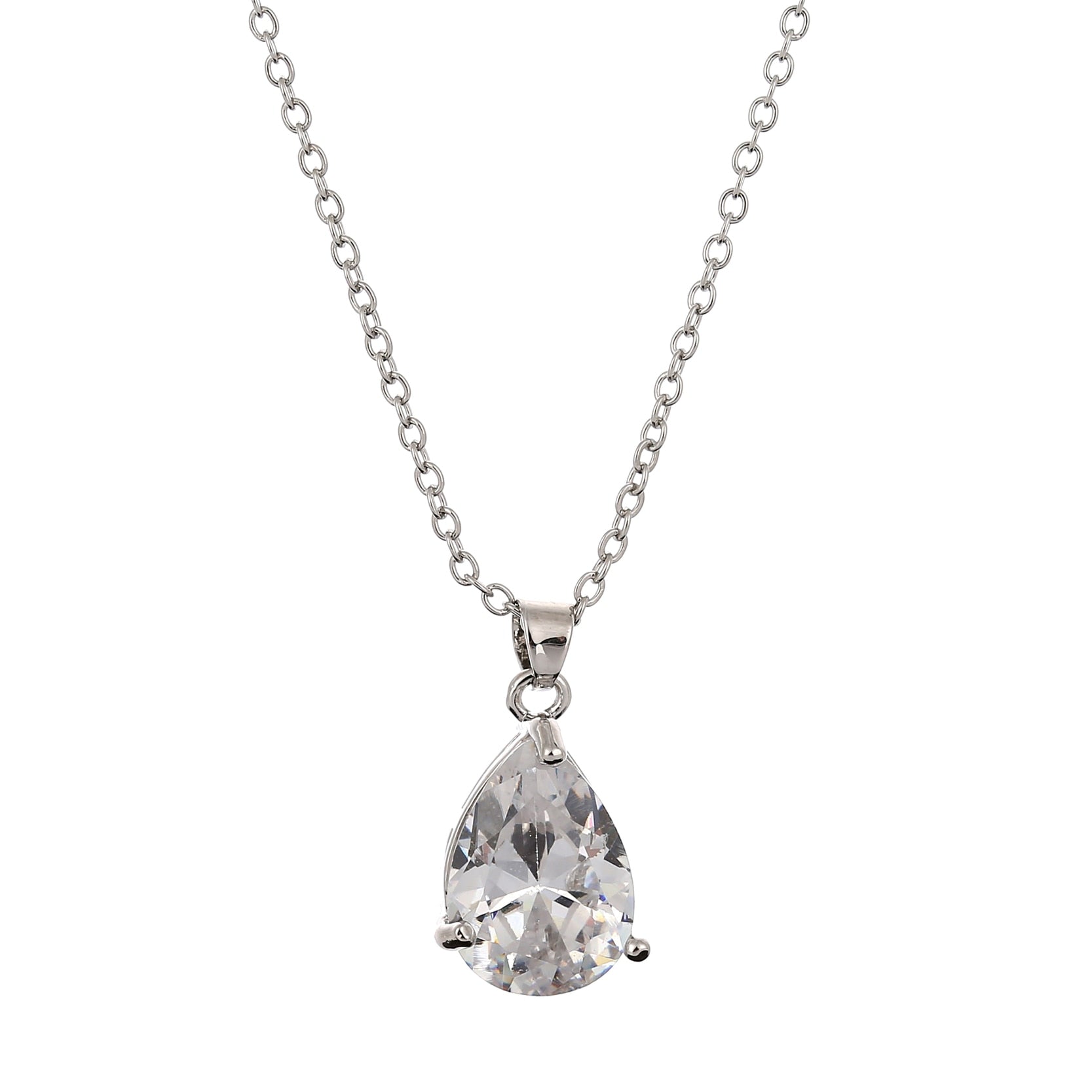 Trendy Cubic zirconia Cubic zirconia Waterdrop Jewelry Set