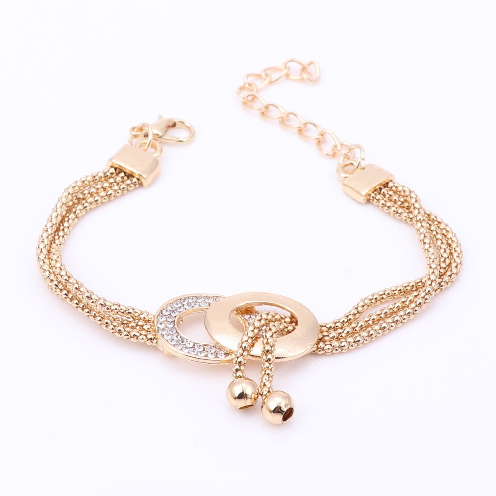 Women Bridal Fine Crystal African Beads Jewelry Sets