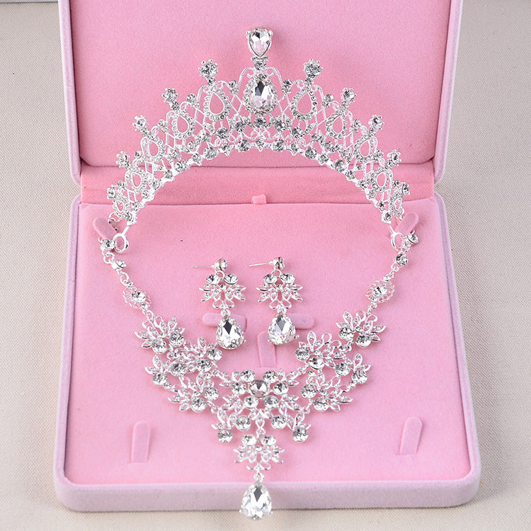 Crystal Pearl Wedding Bride Party Wholesale Bridal Jewelry Sets