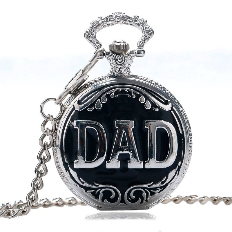 Dad Gifts Series Retro DAD Quartz Pocket Watch