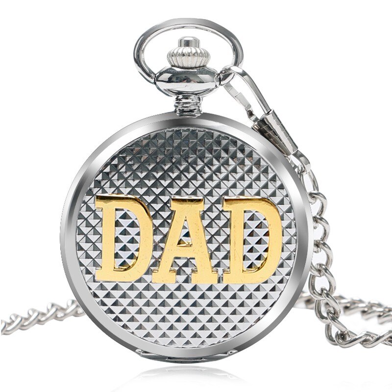 Dad Gifts Series Retro DAD Quartz Pocket Watch