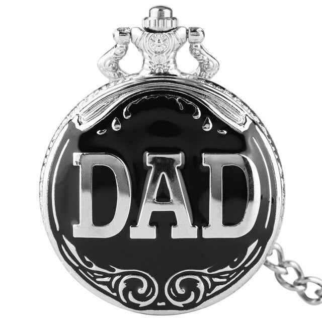 Dad Gifts Series Retro DAD Quartz Pocket Watch