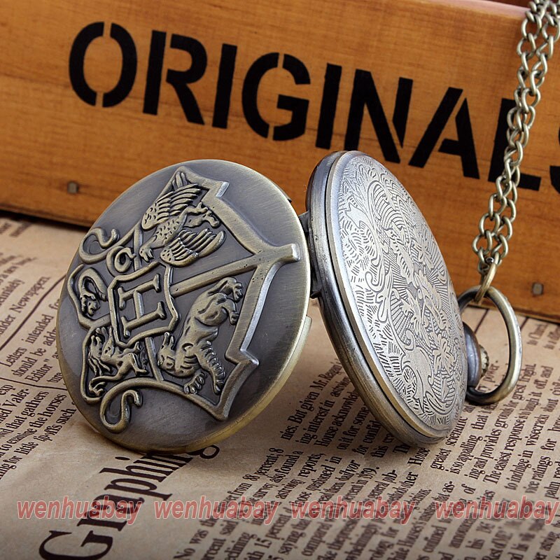 Retro Quartz Pocket Watch Necklace Chain Pendant Magic  Watches