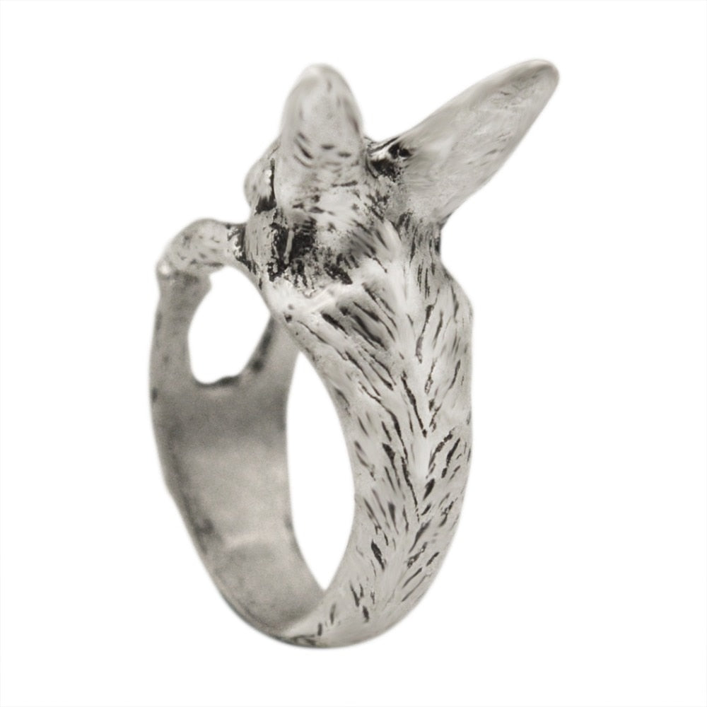 Adjustable Vintage Hippie Chic  Rabbit   Knuckles Rings
