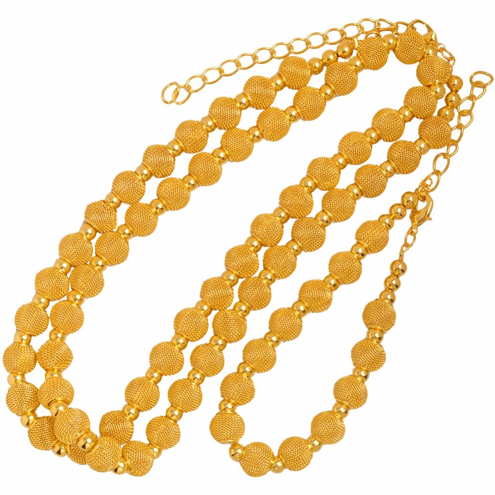 82cm Beads Necklace and 24cm Bracelets Party sets