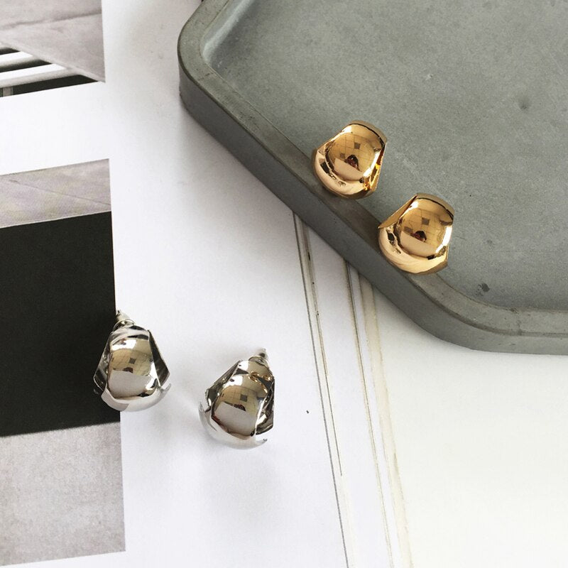 Minimalist Europe  punk female students ear studs
