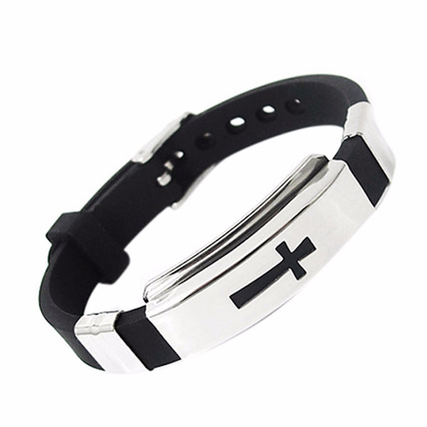 Pulseras de silicona con hebilla de moda para mujer