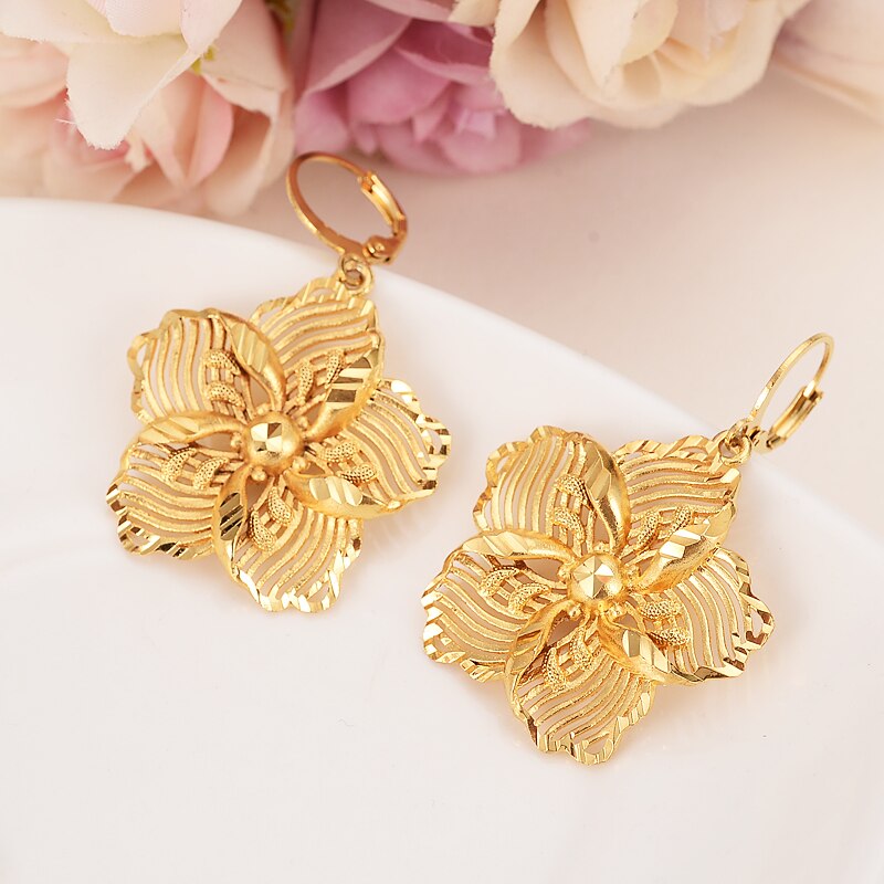 gold dubai india africaNecklace Earring for women Party Gift