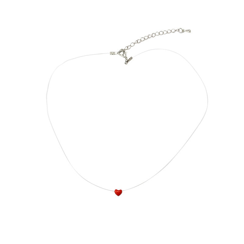 Invisible Fish Line Crystal Choker Necklace