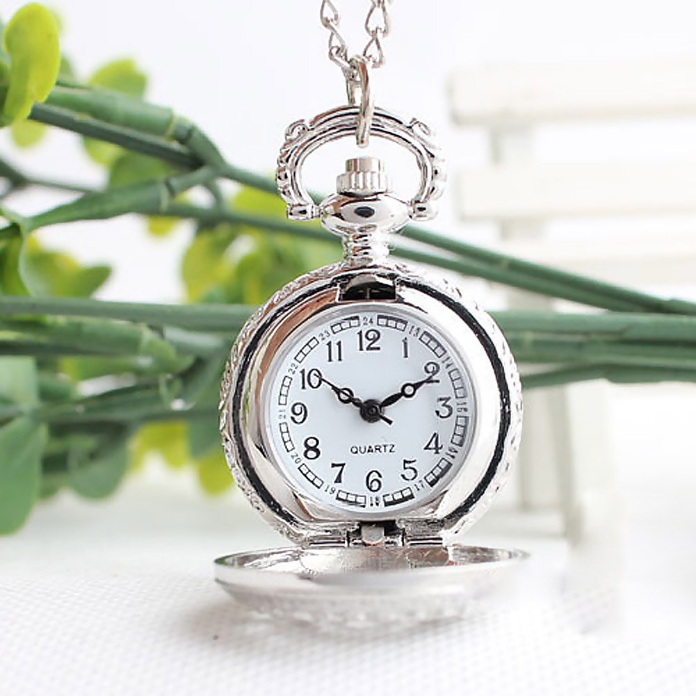 Retro Small Size Spider Webs Pocket Watch