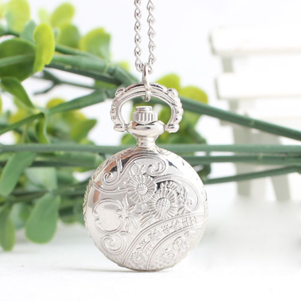 Retro Small Size Spider Webs Pocket Watch