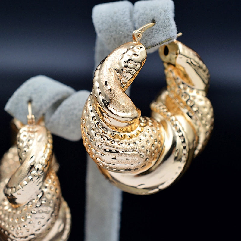 Women Big Necklace Earrings Pendant Romantic Jewelry Sets