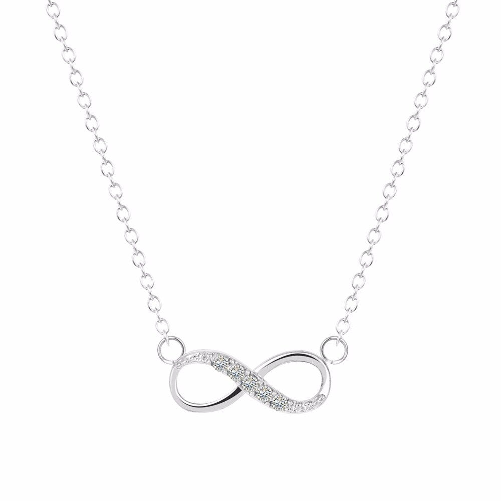 New Infinity Cross Crystal Dangle Bracelet Necklace Sets