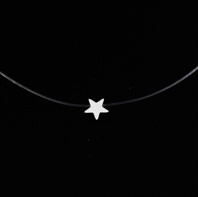 Female New Heart Star Necklace