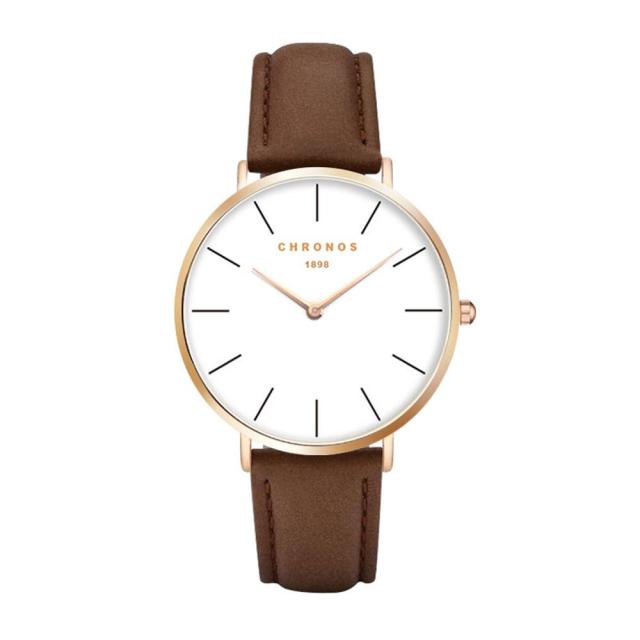 Chronos 1898 Men Women Simple Quartz Watch