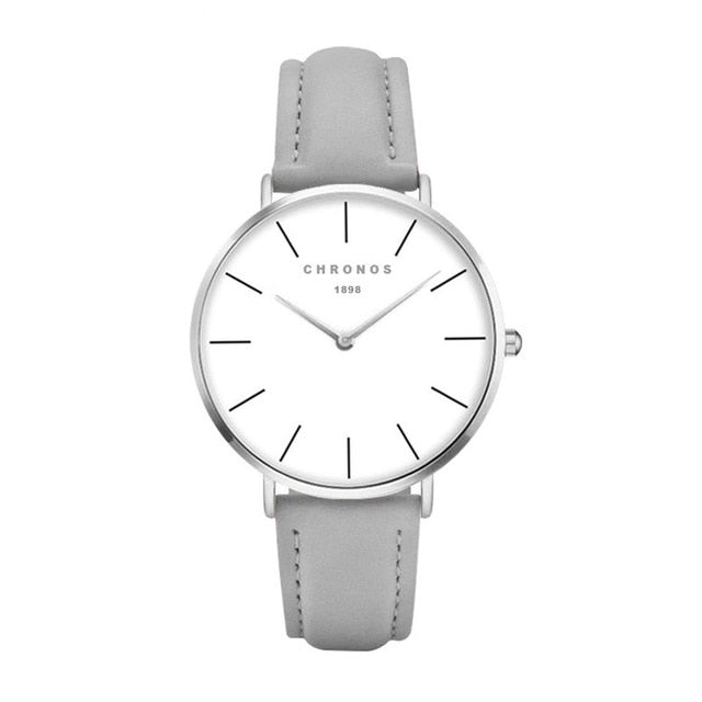 Chronos 1898 Men Women Simple Quartz Watch