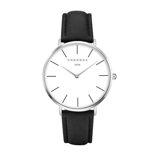 Chronos 1898 Men Women Simple Quartz Watch