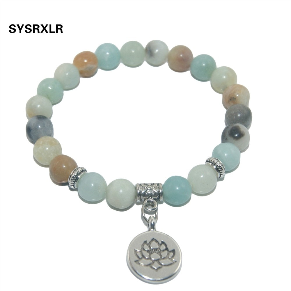 Amethysts  Tiger Eye Turquoises Bracelet For Women