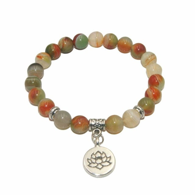 Amethysts  Tiger Eye Turquoises Bracelet For Women