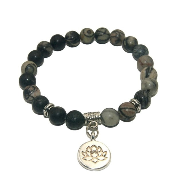 Amethysts  Tiger Eye Turquoises Bracelet For Women
