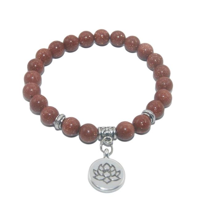 Amethysts  Tiger Eye Turquoises Bracelet For Women