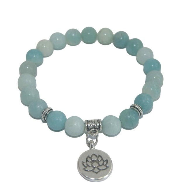 Amethysts  Tiger Eye Turquoises Bracelet For Women